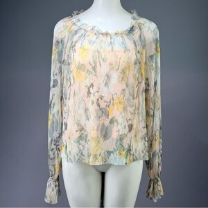 Anthropologie Floral Blouse (rack15)